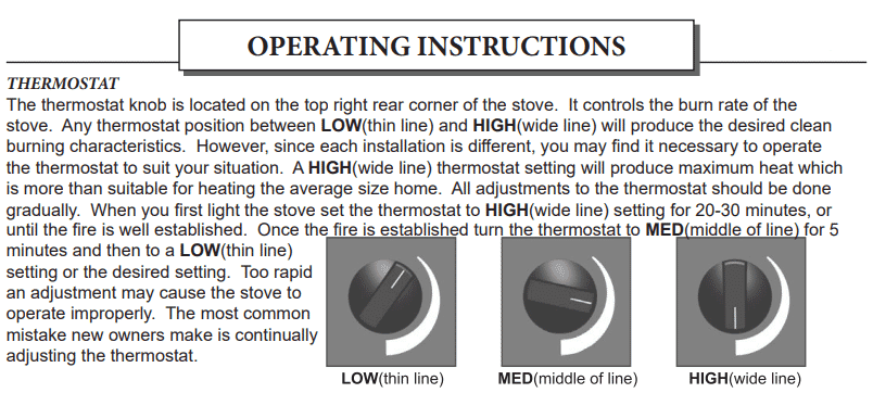 blaze king thermostat problems